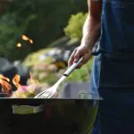 man grilling outdoor